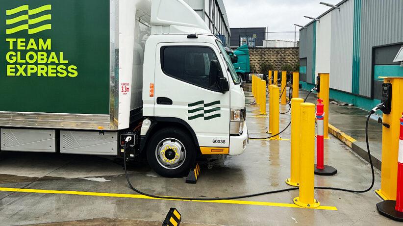 Electric truck charging infrastructure